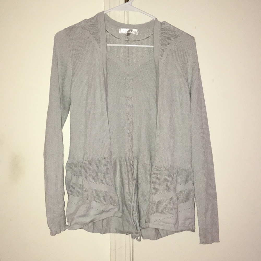 Gray Cardigan